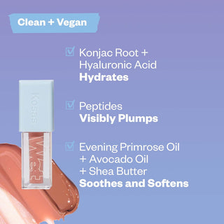 Kosas Wet Lip Oil Plumping Treatment Gloss - Jellyfish