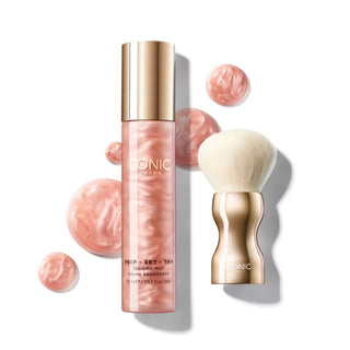 Iconic London Prep-Set-Tan Tanning Mist 75ml + FREE! Buff Brush