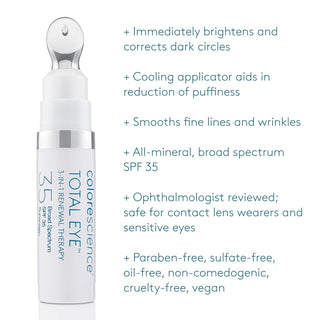 COLORESCIENCE Total Eye 3-in-1 Renewal Therapy SPF35