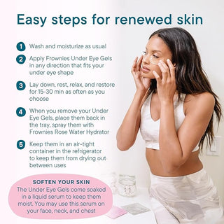 FROWNIES Reusable Collagen Under Eye Gels 3pcs