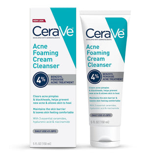 CERAVE Acne Foaming Cream Cleanser 4%/10% 150ml