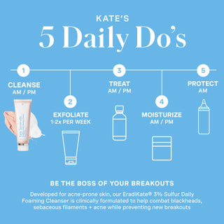 KATE SOMERVILLE Eradikate 3% Sulfur Daily Foaming Cleanser 120ml