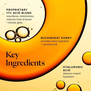 FARMACY Honey Glow 17% AHA + BHA Resurfacing Acid Serum 30ml