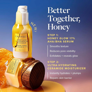 FARMACY Honey Glow 17% AHA + BHA Resurfacing Acid Serum 30ml
