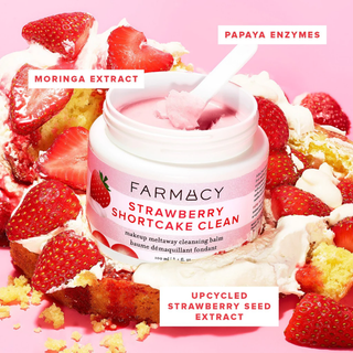 FARMACY Strawberry Shortcake Clean Makeup Meltaway Cleansing Balm 100ml