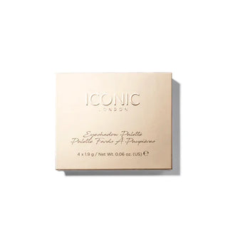 ICONIC LONDON Bronze and Smokey Eyeshadow Palette 4x1.9g