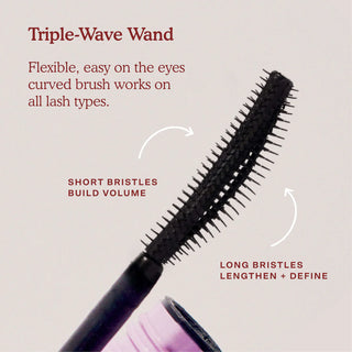 TOWER 28 MakeWaves Lengthening + Volumizing Mascara in Jet 8ml