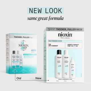 NIOXIN Scalp Recovery Kit for Anti-Dandruff 200+200+100