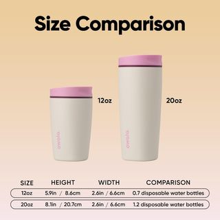 OWALA SmoothSip Slider 12oz / 20oz