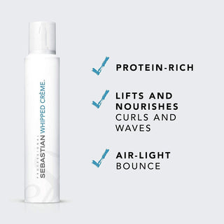 SEBASTIAN Whipped Creme: Ultra-Light Hair Styling Cream for Curly Hair