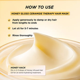 GISOU Honey Gloss Ceramide Therapy Hydrating Hair Mask