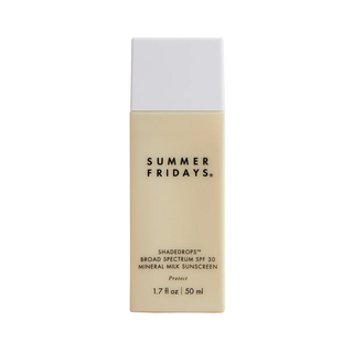 SUMMER FRIDAYS ShadeDrops Broad Spectrum Mineral Milk Sunscreen SPF30 50ml