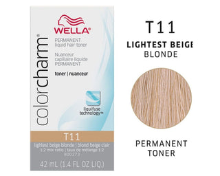WELLA Color Charm Permanent Liquid Hair Toner | โทนเนอร์ปรับสีผม 42ml