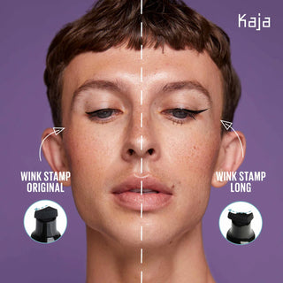 KAJA BEAUTY Wink Stamp Double-Ended Wing Stamp & Liquid Eyeliner Pen