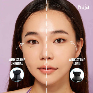 KAJA BEAUTY Wink Stamp Double-Ended Wing Stamp & Liquid Eyeliner Pen
