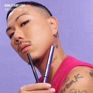 KAJA BEAUTY Wink Stamp Double-Ended Wing Stamp & Liquid Eyeliner Pen