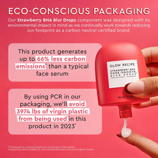 GLOW RECIPE Strawberry Pore-Smooth Blur Drops