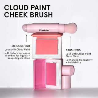 GLOSSIER Cloud Paint Dual-Ended Cheek Blush Brush