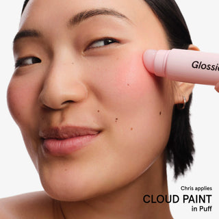 GLOSSIER Cloud Paint Dual-Ended Cheek Blush Brush