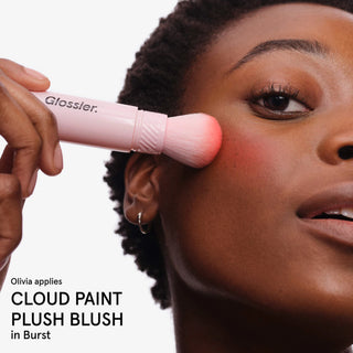GLOSSIER Cloud Paint Dual-Ended Cheek Blush Brush