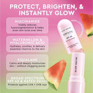 GLOW RECIPE Watermelon Glow Niacinamide Dew Balm Sunscreen Stick SPF30