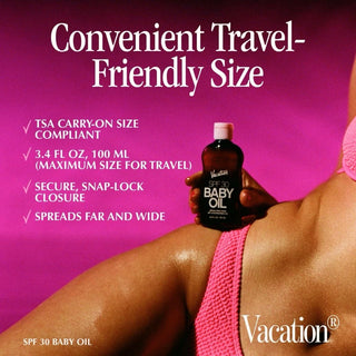 VACATION Baby Oil Sunscreen Oil SPF30