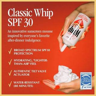 VACATION Classic Whip Sunscreen Mousse SPF30