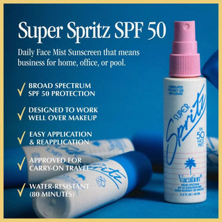 VACATION Super Spritz Face Mist SPF50