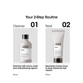 L'OREAL Professionnel Paris Silver Shampoo and Conditioner
