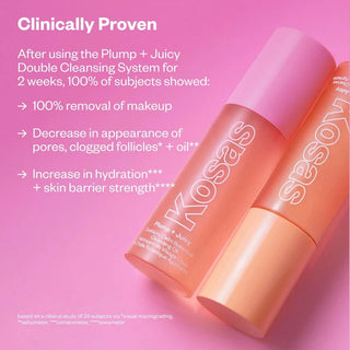 KOSAS Plump + Juicy Double Cleansing System